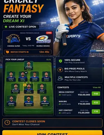 Wwweabet (eabet) fantasy cricket & matchday visual 3